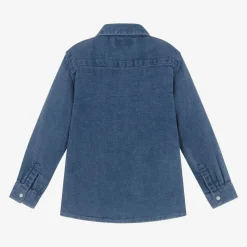 Mayoral Tops*Boys Blue Denim Shirt