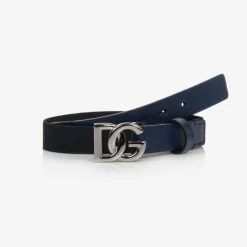 Dolce amp; Gabbana Clothing Accessories*Boys Blue DG Elasticated Belt
