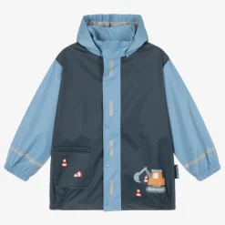 Playshoes Coats & Jackets|Coats & Jackets*Boys Blue Digger Raincoat