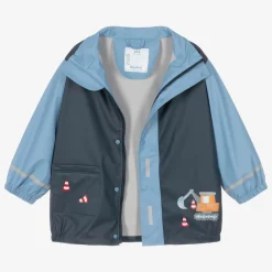 Playshoes Coats & Jackets|Coats & Jackets*Boys Blue Digger Raincoat