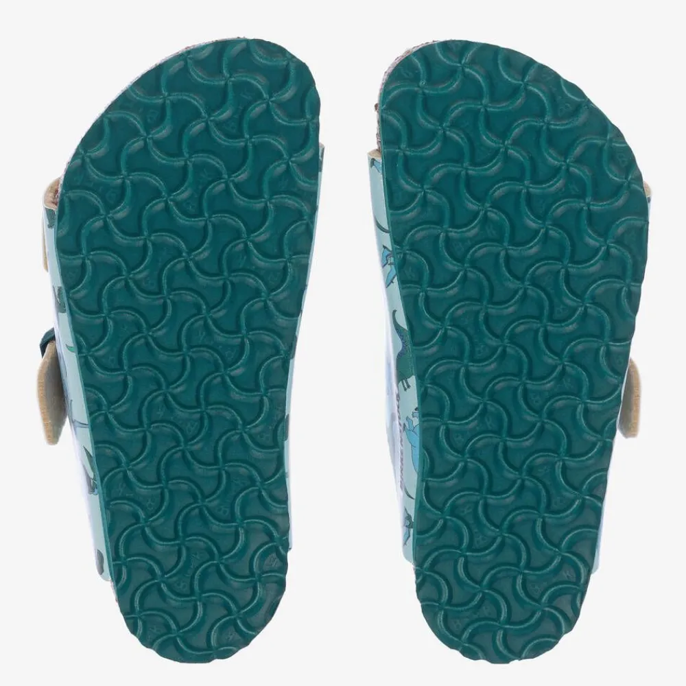 Birkenstock Sandals*Boys Blue Dinosaur Sandals