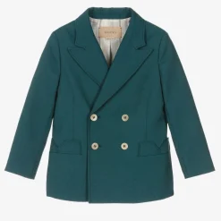 Gucci Coats & Jackets*Boys Blue Double-Breasted Blazer