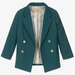 Gucci Coats & Jackets*Boys Blue Double-Breasted Blazer