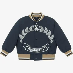Burberry Coats & Jackets*Boys Blue Down Filled Bomber Jacket