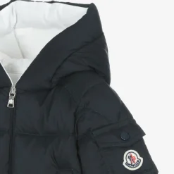 Moncler Enfant Coats & Jackets*Boys Blue Down Padded Marat Parka Coat