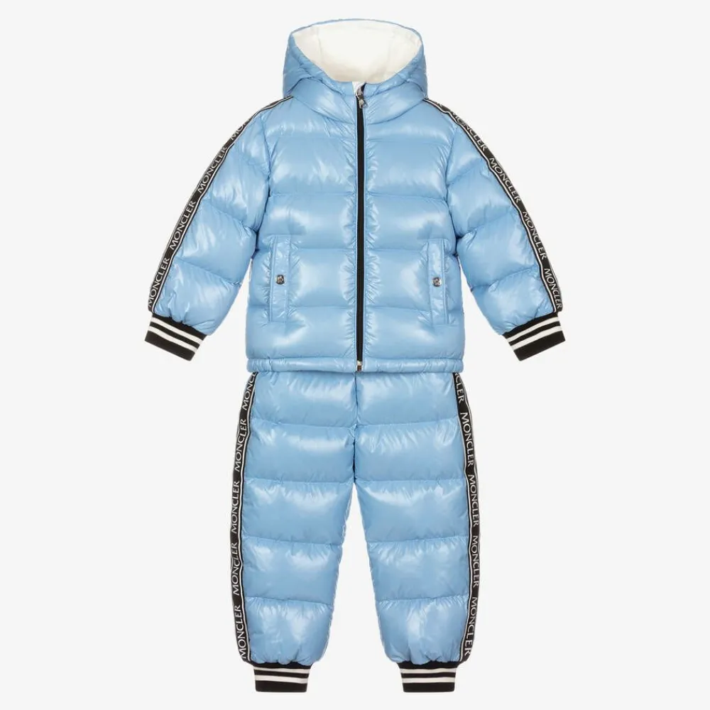 Moncler Enfant Snowwear|Snowwear*Boys Blue Down Padded Talat Snowsuit