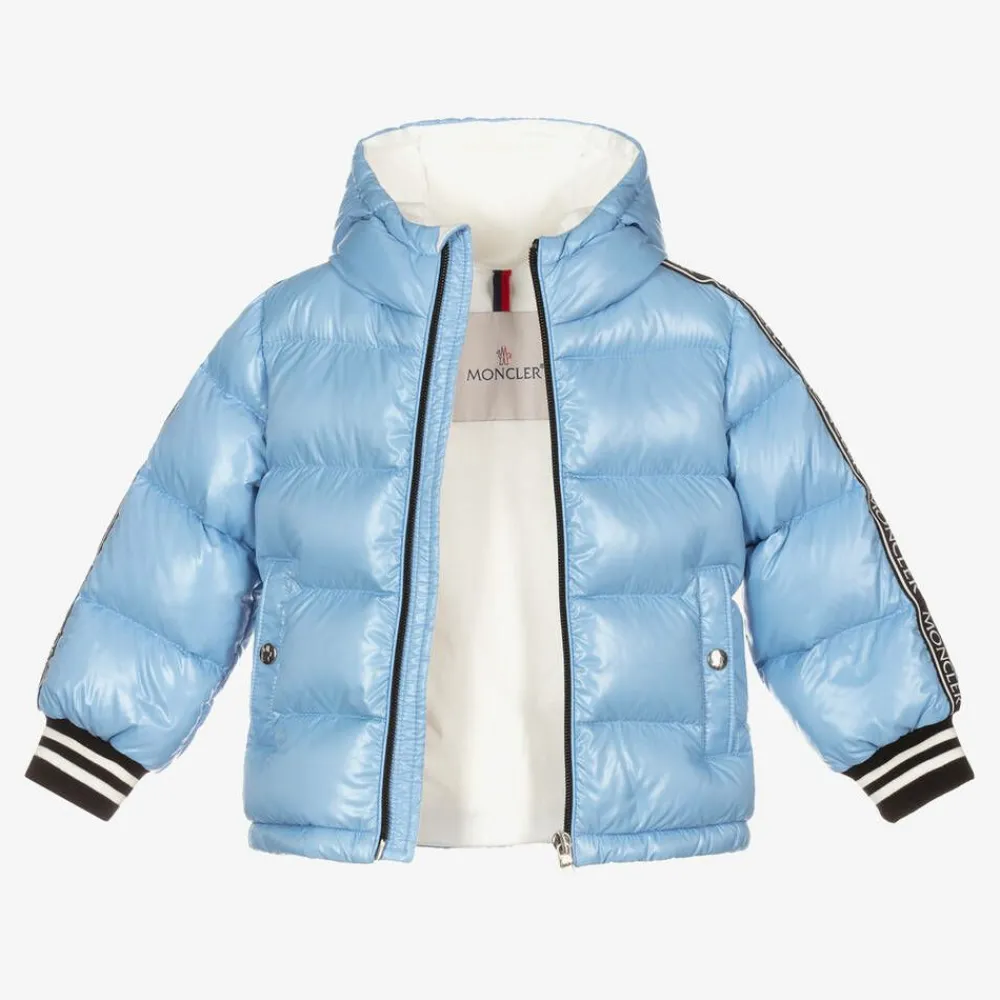 Moncler Enfant Snowwear|Snowwear*Boys Blue Down Padded Talat Snowsuit