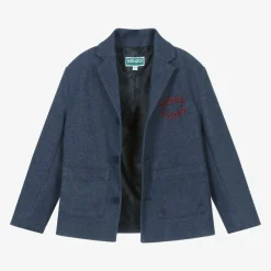 KENZO KIDS Suits*Boys Blue Eiffel Tower Denim Suit