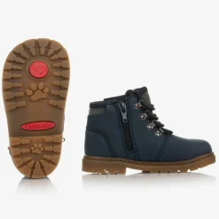 Chipmunks Boots|Boots*Boys Blue Faux Leather Boots
