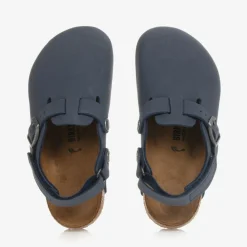 Birkenstock Sandals|Sandals*Boys Blue Faux Leather Clog Sandals