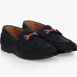 Romano Loafers & Moccasins|Loafers & Moccasins*Boys Blue Faux Suede Horsebit Loafers