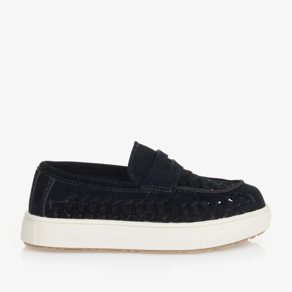 House of Cavani Loafers & Moccasins|Loafers & Moccasins*Boys Blue Faux Suede Loafers