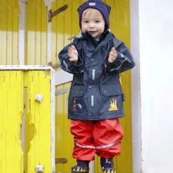 Playshoes Coats & Jackets|Coats & Jackets*Boys Blue Fire Engine Raincoat