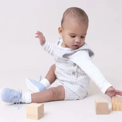 Early Days Traditional Shoes|First Walkers*Boys Blue First Walker Shoes