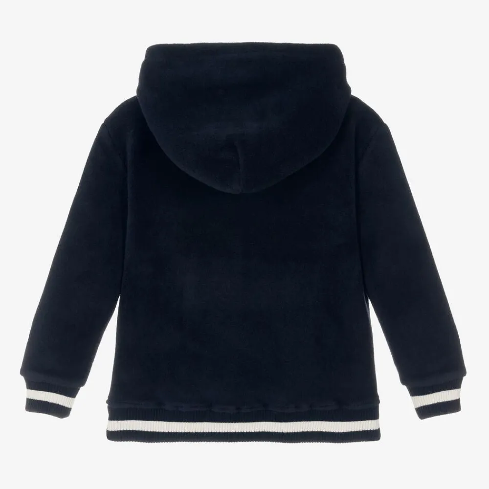 Dr. Kid Tops*Boys Blue Fleece Hoodie