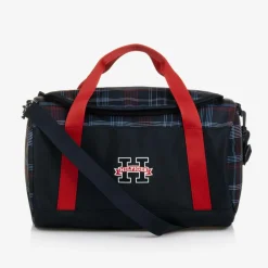 Tommy Hilfiger Bags*Boys Blue Global Stripe Check Sports Bag