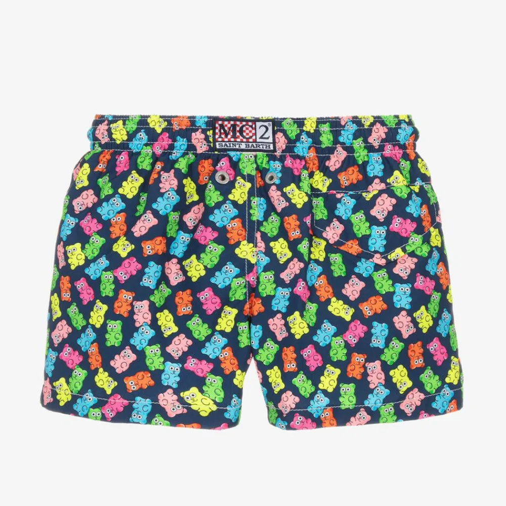 MC2 Saint Barth Swimwear*Boys Blue Gummy Bear Swim Shorts