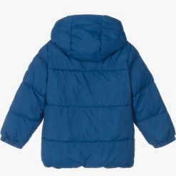 Mayoral Coats & Jackets*Boys Blue Hooded Puffer Coat