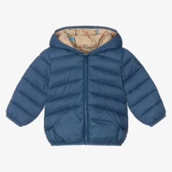 Mayoral Coats & Jackets*Boys Blue Hooded Puffer Jacket
