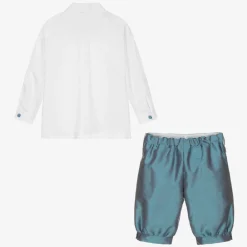 Beatrice amp; George Outfit Sets*Boys Blue Knickerbocker Shorts Set