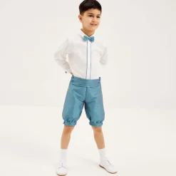 Beatrice amp; George Outfit Sets*Boys Blue Knickerbocker Shorts Set