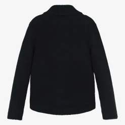 Lapin House Tops*Boys Blue Knitted Cardigan