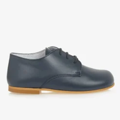 Beatrice amp; George Traditional Shoes|Brogues*Boys Blue Lace-Up Leather Shoes