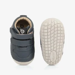 Old Soles First Walkers|First Walkers*Boys Blue Leather First Walker Shoes