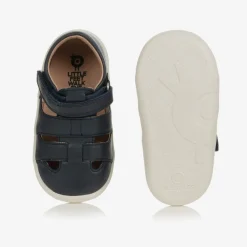 Old Soles First Walkers|First Walkers*Boys Blue Leather First Walker Sandals