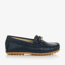 Childrens Classics Loafers & Moccasins|Loafers & Moccasins*Boys Blue Leather Moccasins
