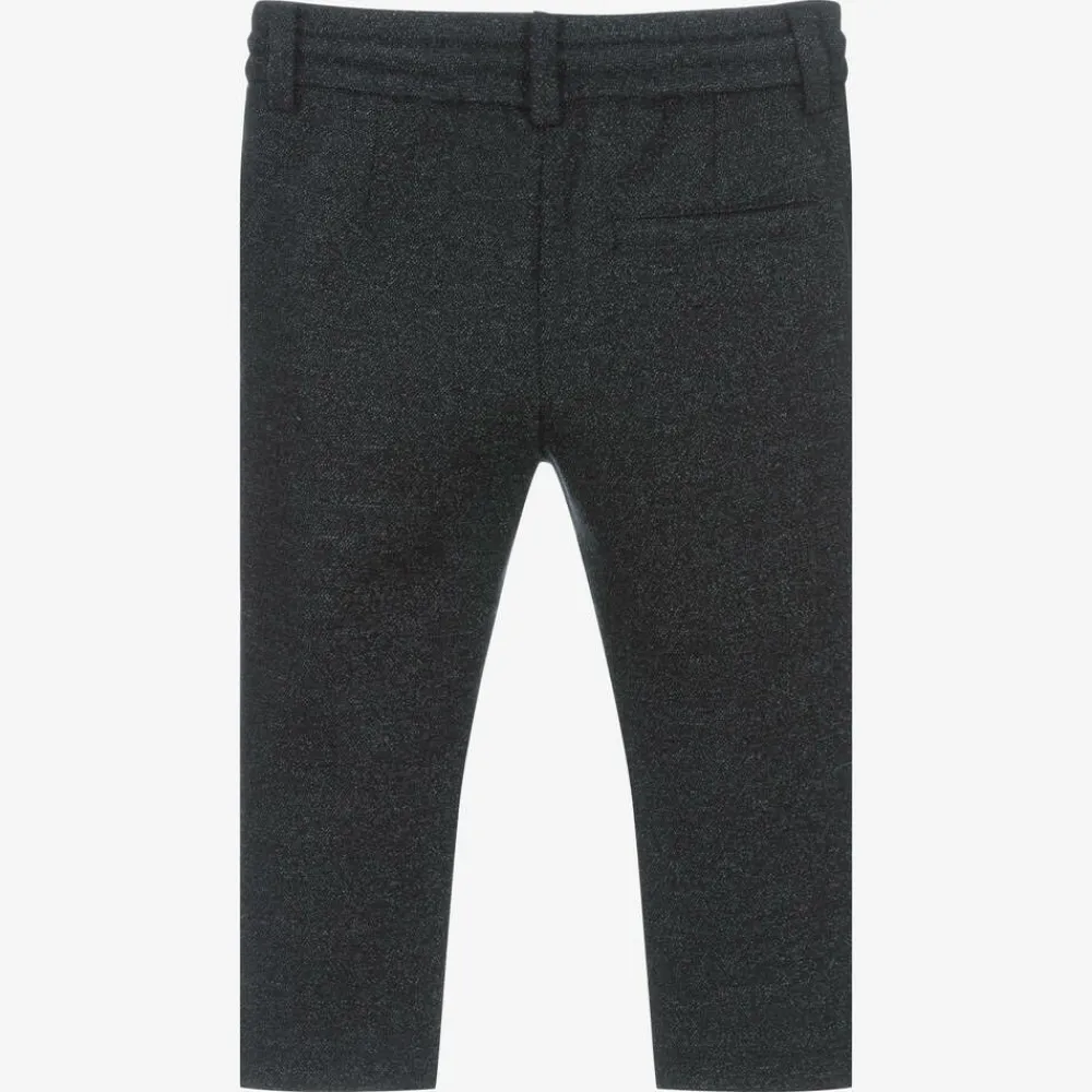 Mayoral Trousers|Trousers*Boys Blue Marl Jersey Trousers
