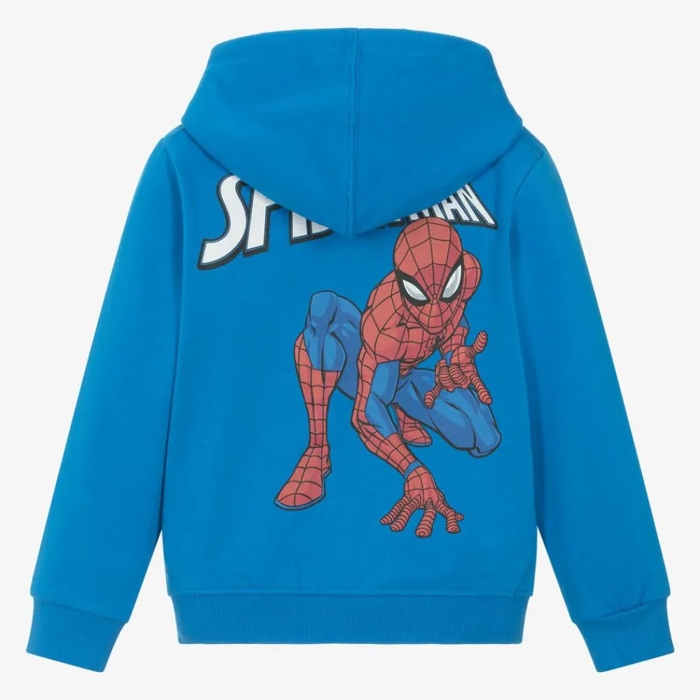 iDO Baby Tops*Boys Blue Marvel Zip-Up Top