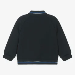 Carrément Beau Tops*Boys Blue Milano Zip-Up Top