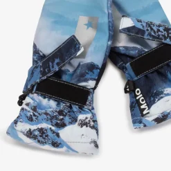 Molo Snowwear*Boys Blue Mountain Ski Thermal Mittens MountainHigh