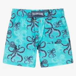 Vilebrequin Swimwear*Boys Blue Octopus Print Swim Shorts