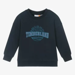 Timberland Tops*Boys Blue Organic Cotton Sweatshirt