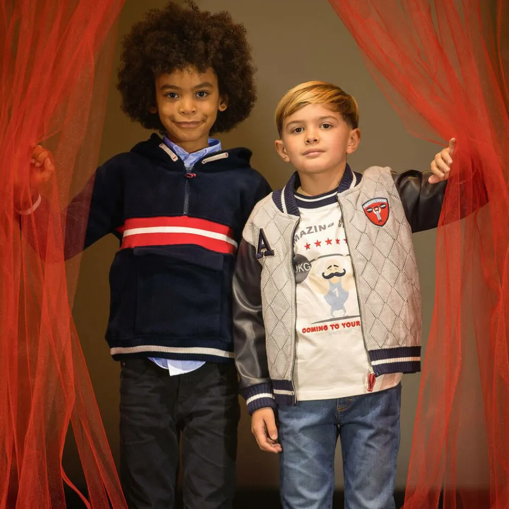 Dr. Kid Tops*Boys Blue Oxford Cotton Shirt