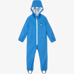 Roarsome Coats & Jackets*Boys Blue Reef The Shark Rainsuit