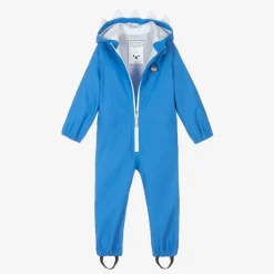 Roarsome Coats & Jackets*Boys Blue Reef The Shark Rainsuit