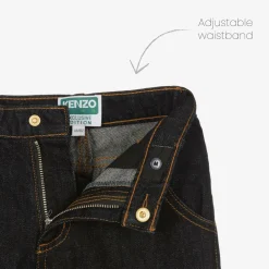 KENZO KIDS Trousers*Boys Blue Relaxed Fit Denim Jeans