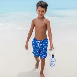 Playshoes Swimwear*Boys Blue Sharks Swim Shorts (UPF50+)