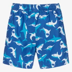 Playshoes Swimwear*Boys Blue Sharks Swim Shorts (UPF50+)