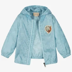 Gucci Coats & Jackets*Boys Blue Star Double G Hooded Jacket