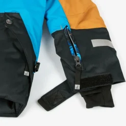 Deux par Deux Snowwear*Boys Blue Storm Print Snowsuit & Snood Set