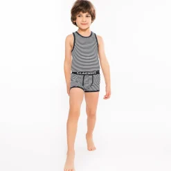 Claesens Underwear*Boys Blue Stripe Cotton Boxers (2 Pack)