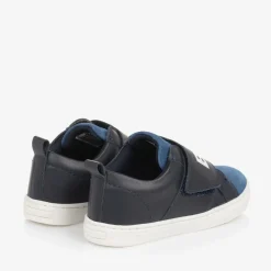 BOSS Trainers|Trainers*Boys Blue Suede Leather Trainers