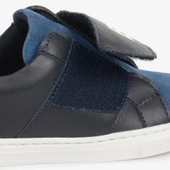 BOSS Trainers|Trainers*Boys Blue Suede Leather Trainers