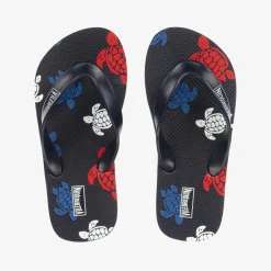 Vilebrequin Flip-flops*Boys Blue Turtle Flip Flops