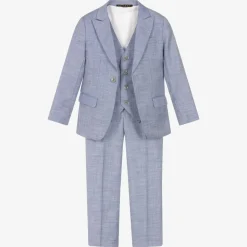 Romano Suits*Boys Blue Twill Suit
