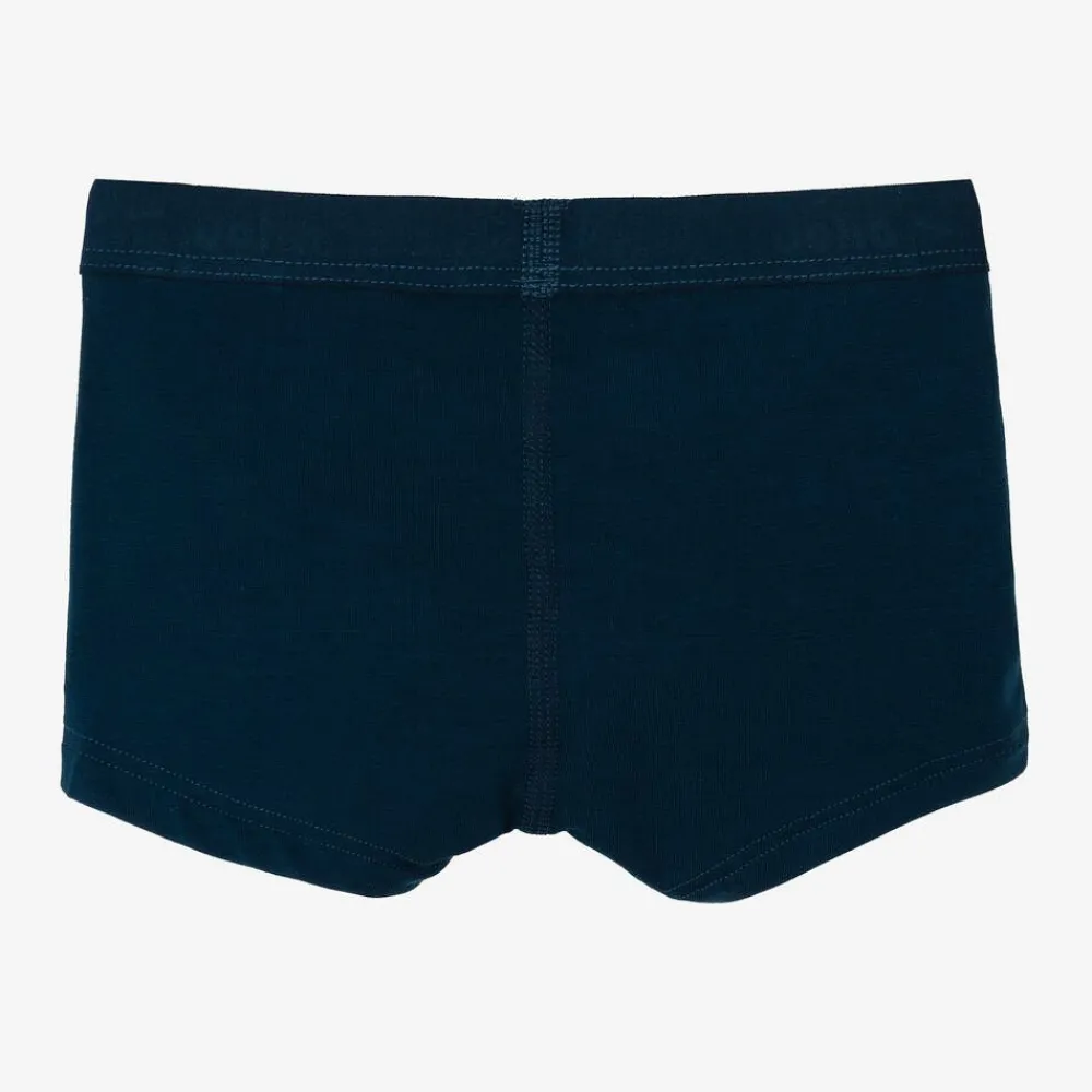 Joha Underwear*Boys Blue Viscose Bamboo Boxer Shorts